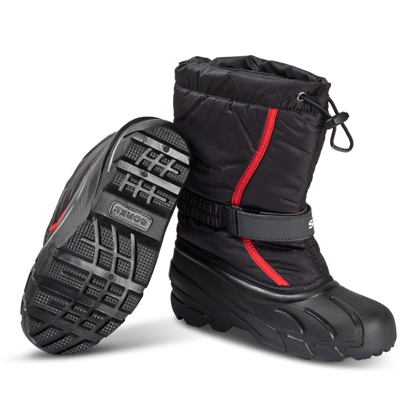 Сапоги Sorel Flurry Jr (black/bright r) 20